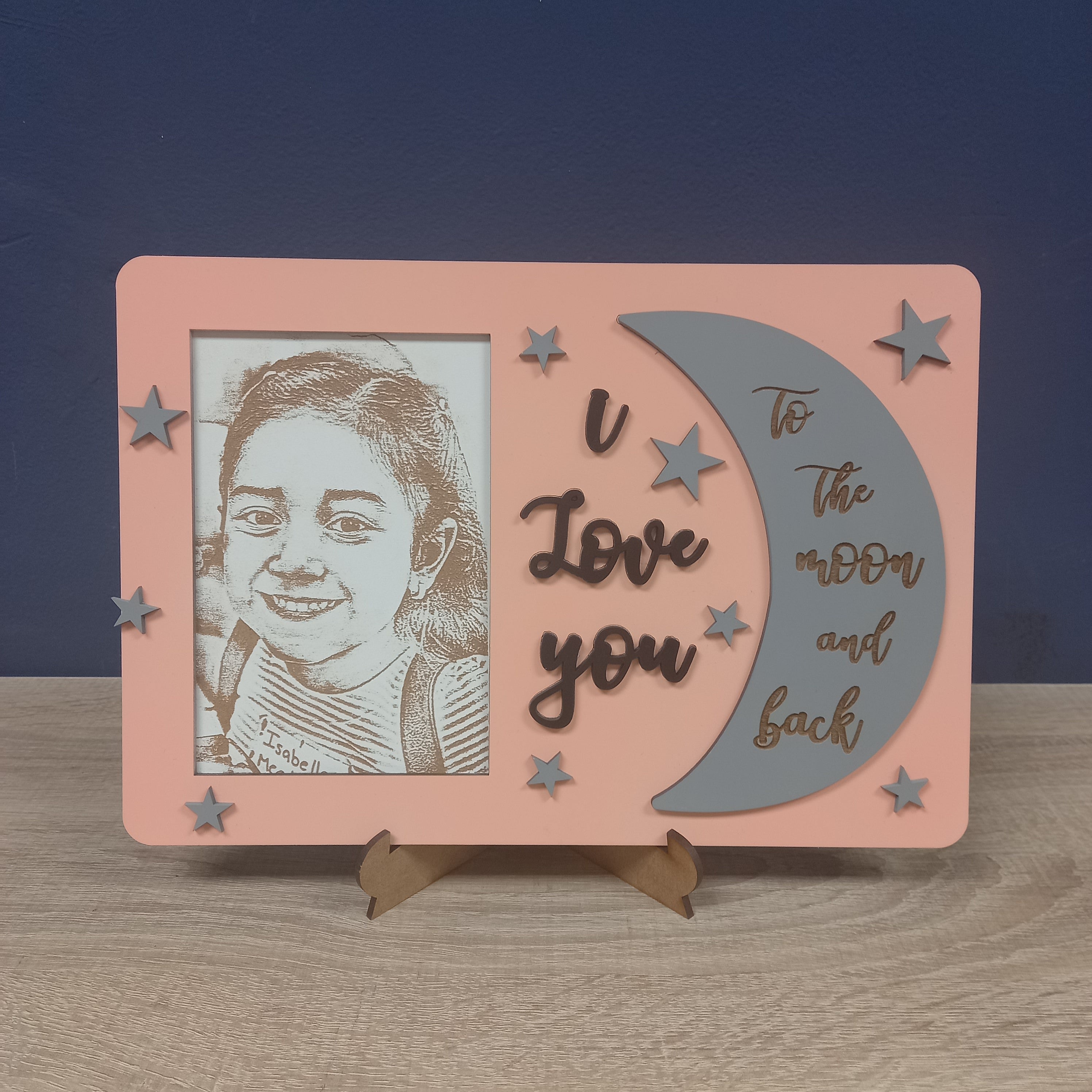 To The Moon and Back Photo Frame
